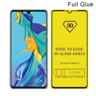 กระจกนิรภัย Glass 9D แบบเต็มจอ For HUAWEI P30 (2792)