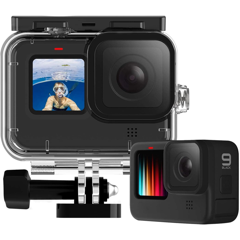 ภาพสินค้าMLIFE - เคสกันน้ำ ฟิลเตอร์ กล้อง GoPro Hero 9 10 กรอบกันน้ำ เคสกล้อง เลนส์ฟิลเตอร์ สีแดง เคส Case Waterproof RED Filter จากร้าน 2handiphoneshop บน Shopee ภาพที่ 1