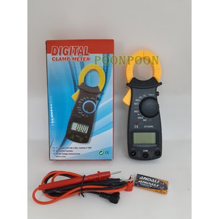 Clamp Meter ดิจิตอล แคล้มมิเตอร์ มัลติมิเตอร์ วัดแรงดันไฟ