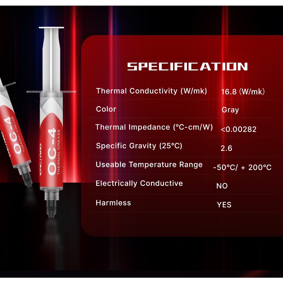 ocng-oc-4-ฮีทซิงค์ระบายความร้อน-2-4-8-กรัม-16-8w-mk-สําหรับ-cpu-gpu