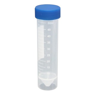 5PCS 50ml Transparent Centrifuge tube with scale with Screw Cap