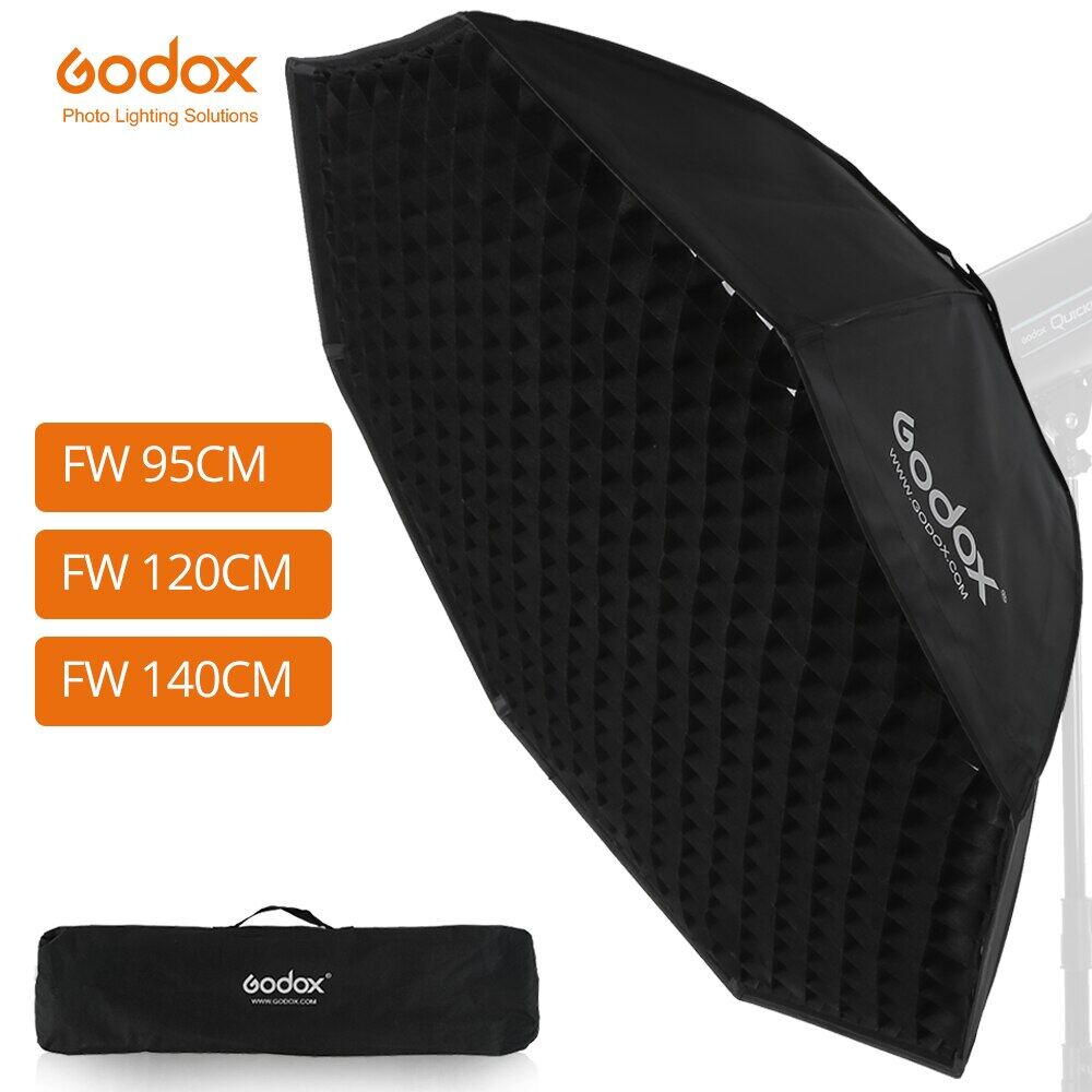 godox-ซอฟท์บ็อกซ์สะท้อนแสง-95-ซม-120-ซม-140-ซม-พร้อมเมาท์โบเวน-สําหรับไฟแฟลชสตูดิโอ