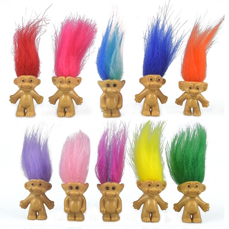 หุ่นโมเดล-trolls-รุ่นแรก-งานหายากมากกกก-หมดแล้วหมดเลยค่ะ