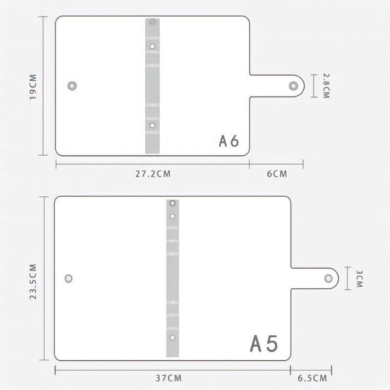 อ่านก่อน-แฟ้มpvc-6ห่วง-ปกดำ-ปกใส-ปกโฮโลแกรม-ขนาด-a5-a6-พร้อมไม้บรรทัดแพลนเนอร์-แฟ้มใส่การ์ด-สมุดใส่การ์ด