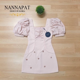Dress งานน่ารัก สีหวานๆ ดีไซน์เก๋ๆ ไม่เหมือนใคร ป้าย NANNAPAT
