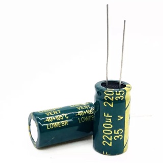 คาปาซิเตอร์ 2200uf 35v คาปาซิสเตอร์ 35v 2200uf capacitor 35v 2,200uf