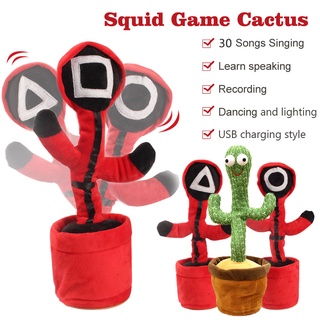 กระบองเพชรเต้นได้ 120 เพลงอัดเสียงได้ร้องเพลงได้ตุ๊กตาเต้นต้นกระบองเพชร dancing Cactus toy