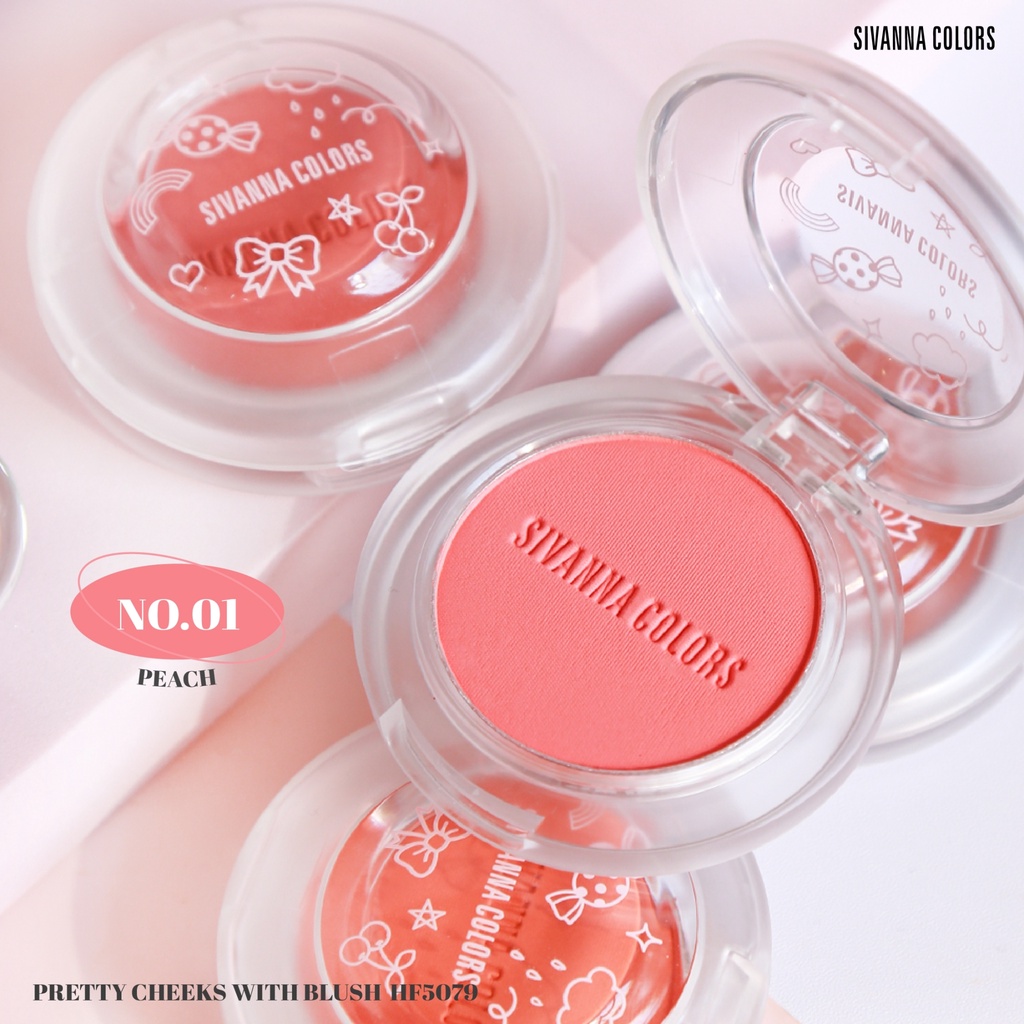 sivanna-pretty-cheeks-with-blush-hf5079-ซิวานน่า-พริตตี้-ซีคส์-วิธ-บลัช-ปัดแก้ม-x-1-ชิ้น-beautybakery