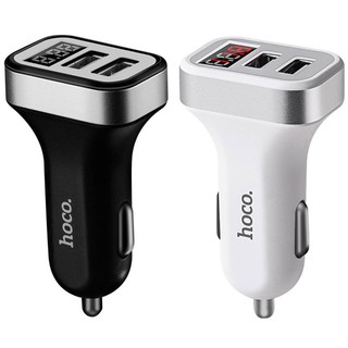 cherry Hoco Z3 Car charger หัวชาร์จรถยนต์แบบ 2 USB with LED Output