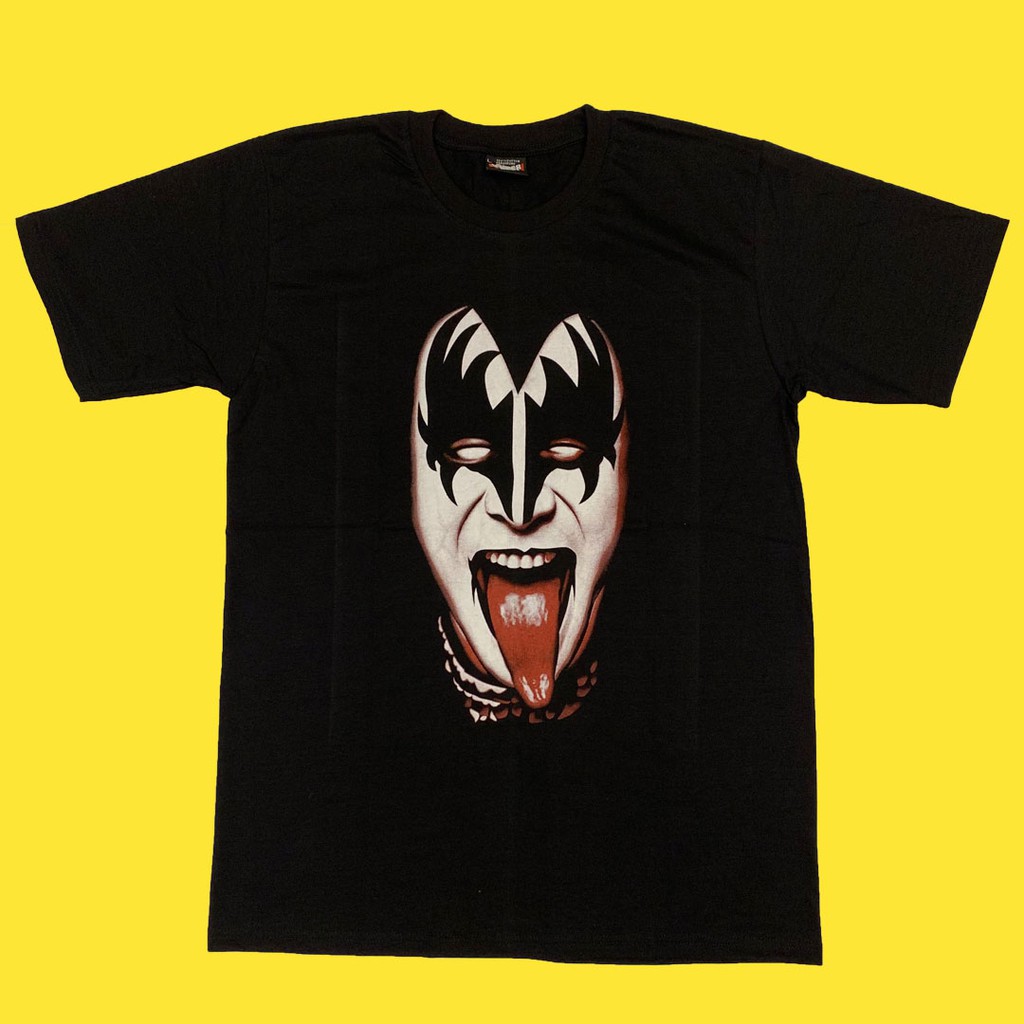 เสื้อยืดผ้าฝ้ายพรีเมี่ยมเสื้อวงkiss-เสื้อวงดนตรี-ฮิตทั้งในประเทศและต่างประเทศ-ส่งไว