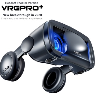 【จัดส่งที่รวดเร็ว】🔥Support up to 7 inches VR เลนส์สีฟ้า แบบเดิม VRG PRO แว่นตาเสมือนจริง 3D Vr Box 2021 Upgrade ผู้เล่นต