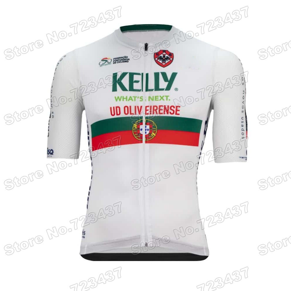 เสื้อกีฬาแขนสั้น ลายทีม Kelly Cycling Jersey Portugal Champion Roupa ...