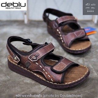 รองเท้ารัดส้น เพื่อสุขภาพ ผู้ชาย Deblu รุ่นM815 สีน้ำตาล ไซส์ 39-44