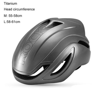 สินค้า ROCKBROS Bicycle Helmet Unisex Pneumatic Helmet Eps Adjustable Road Race Mountain Bikes CE Certification High Quality Magnetic Buckle (Shark)