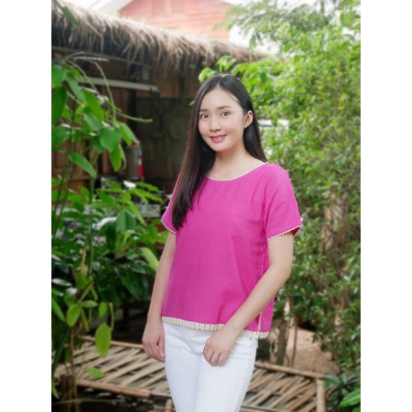เสื้อผ้าฝ้ายพื้นเมือง-ถักโครเช-ราคาขาย-218