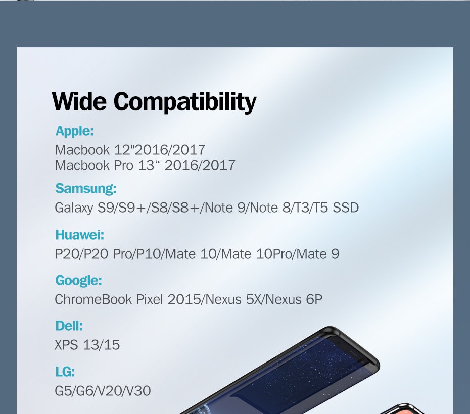 รูปภาพเพิ่มเติมของ Ugreen 60W USB C เป็น Type-C สายชาร์จข้อมูล ชาร์จเร็ว สําหรับ Samsung Macbook HUAWEI