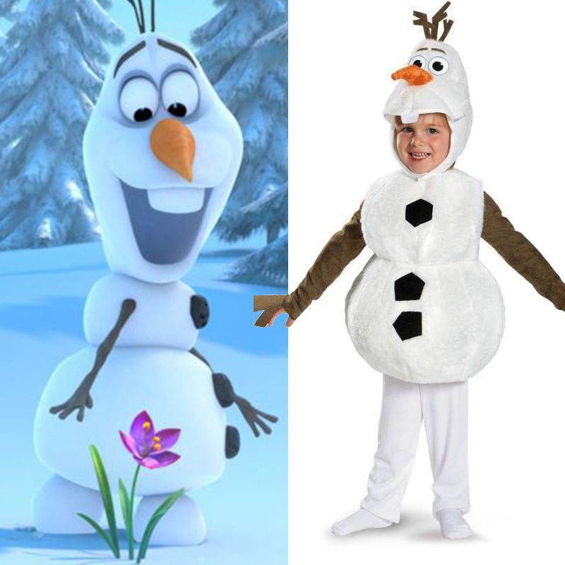 ชุดคอสเพลย์การ์ตูน-frozen-snowman-สําหรับเด็ก