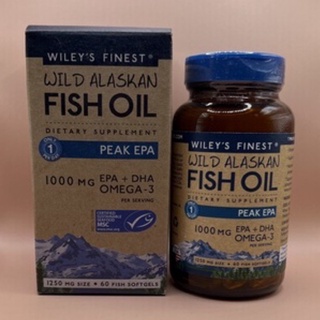 Wild Alaskan Fish Oil Peak EPA 1000 mg (60 Softgels)