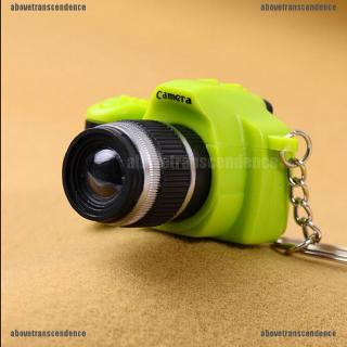 พวงกุญแจกล้องของเล่นน่ารัก ขนาดเล็ก พร้อมไฟแฟลช และเอฟเฟคเสียง