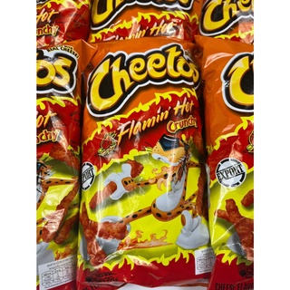 ภาพหน้าปกสินค้าCheetos USA ชีโตสฟลามินชีสกรอบร้อน 226 กรัม/ Cheetos Flamin\' Hot Crunchy Cheese Snack 226g จะเผ็ดๆเปรี้ยวๆ ที่เกี่ยวข้อง
