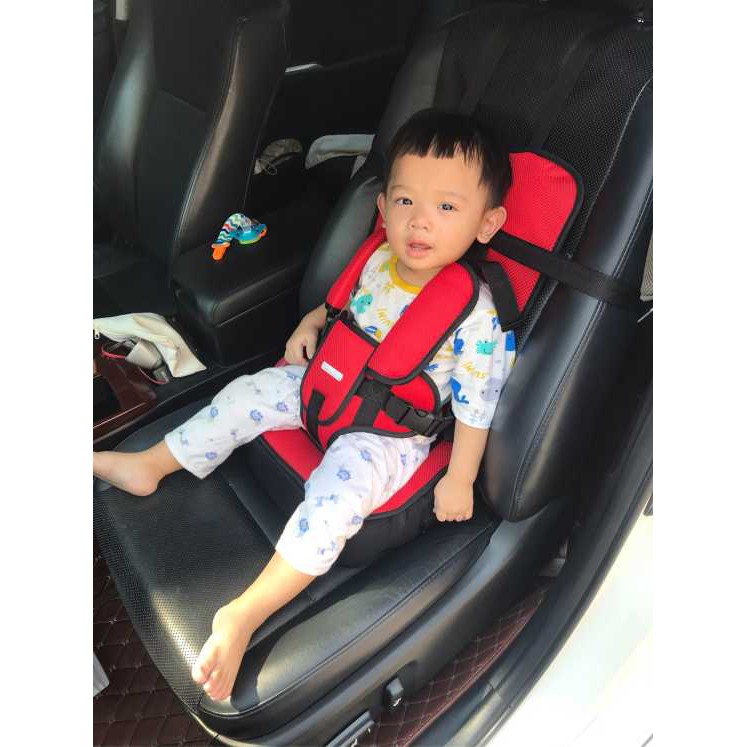 ภาพสินค้าคาร์ซีทแบบพกพา มีเบาะเสริม สีแดง Premium Kids รุ่น Cushion Pad / carseat / คาร์ซีท / คาร์ซีทเด็กโต / คาร์ซีทเด็กแบบพกพา จากร้าน leardrak บน Shopee ภาพที่ 3