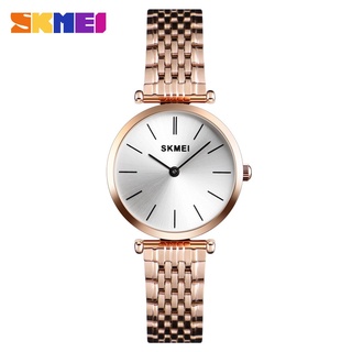 SKMEI Luxury Women Watch Quartz Wristwatches Fashion Casual Waterproof Quartz Watches Small Dial Ladies Watch reloj