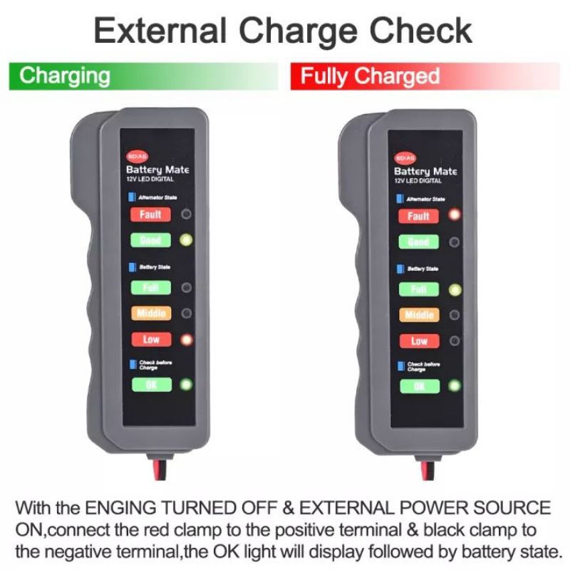 วัดไฟแบตเตอรี่-เครื่องทดสอบแบตเตอรี่-รถยนต์-battery-tester-12v-วัด-ตรวจก่อนชาร์จ-battery-tester-state-check-overload