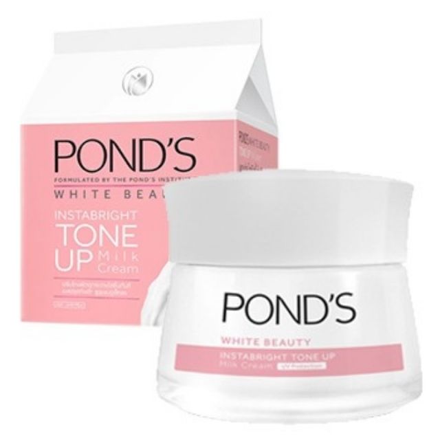 Ponds White Beauty Instabright Tone Up Milk Cream 50 g Shopee Thailand
