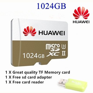 สินค้า การ์ดหน่วยความจํา 1024 gb huawei micro sd card class 10 tf