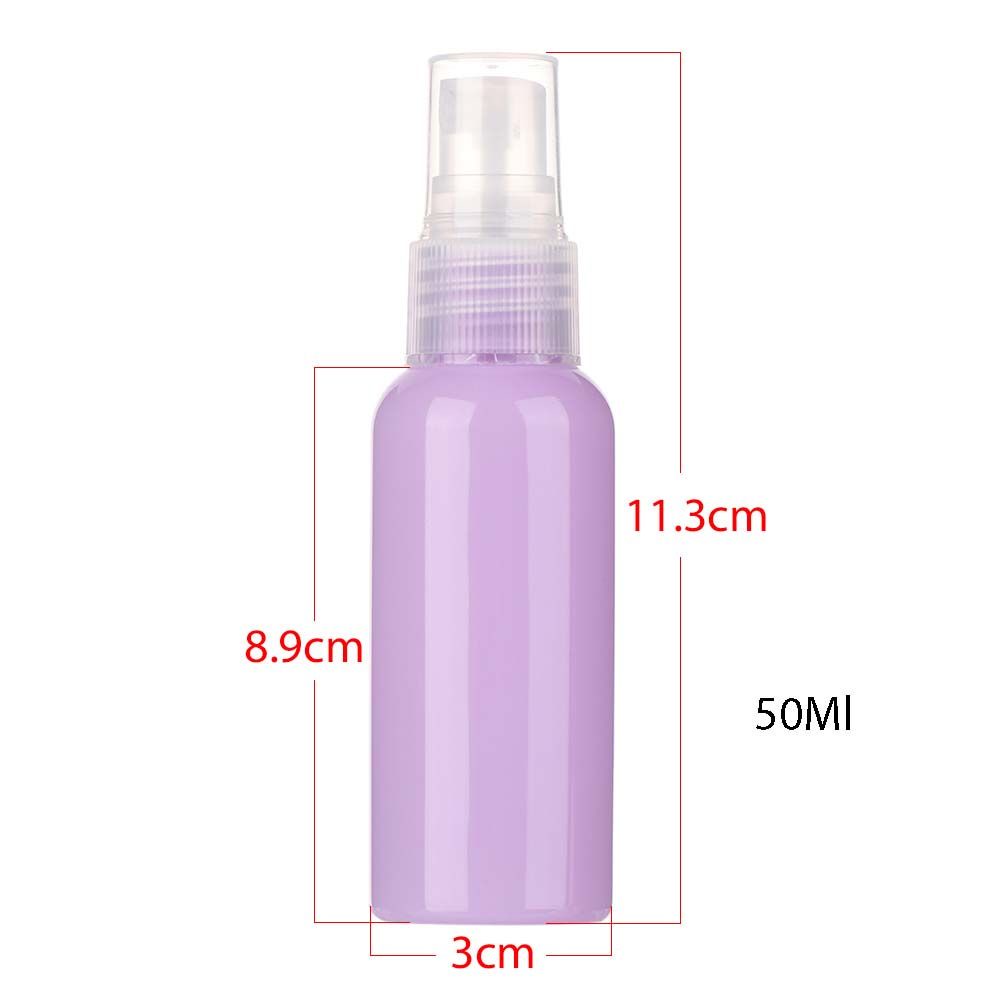 ahour-ขวดสเปรย์เปล่าขนาด-50-มล-สําหรับใส่โลชั่นแชมพูเครื่องสําอางแบบพกพา-1ชิ้น