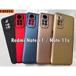 Xiaomi Redmi Note 11 11s / Note11 Note11s Hard Plastic Case Slim Fit Back Cover Anti Fall Protection Casing Matte Shell