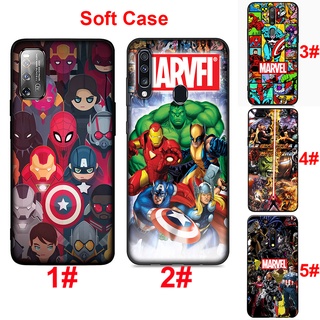 Realme C2 C3 C11 C12 C15 C17 C20 C21 GT NEO 5G Soft Cover Marvel Superheroes Avengers Phone Case