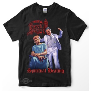 เสื้อยืด พิมพ์ลาย death SPIRITUAL HEALING พรีเมี่ยม สําหรับผู้ชายสามารถปรับแต่งได้