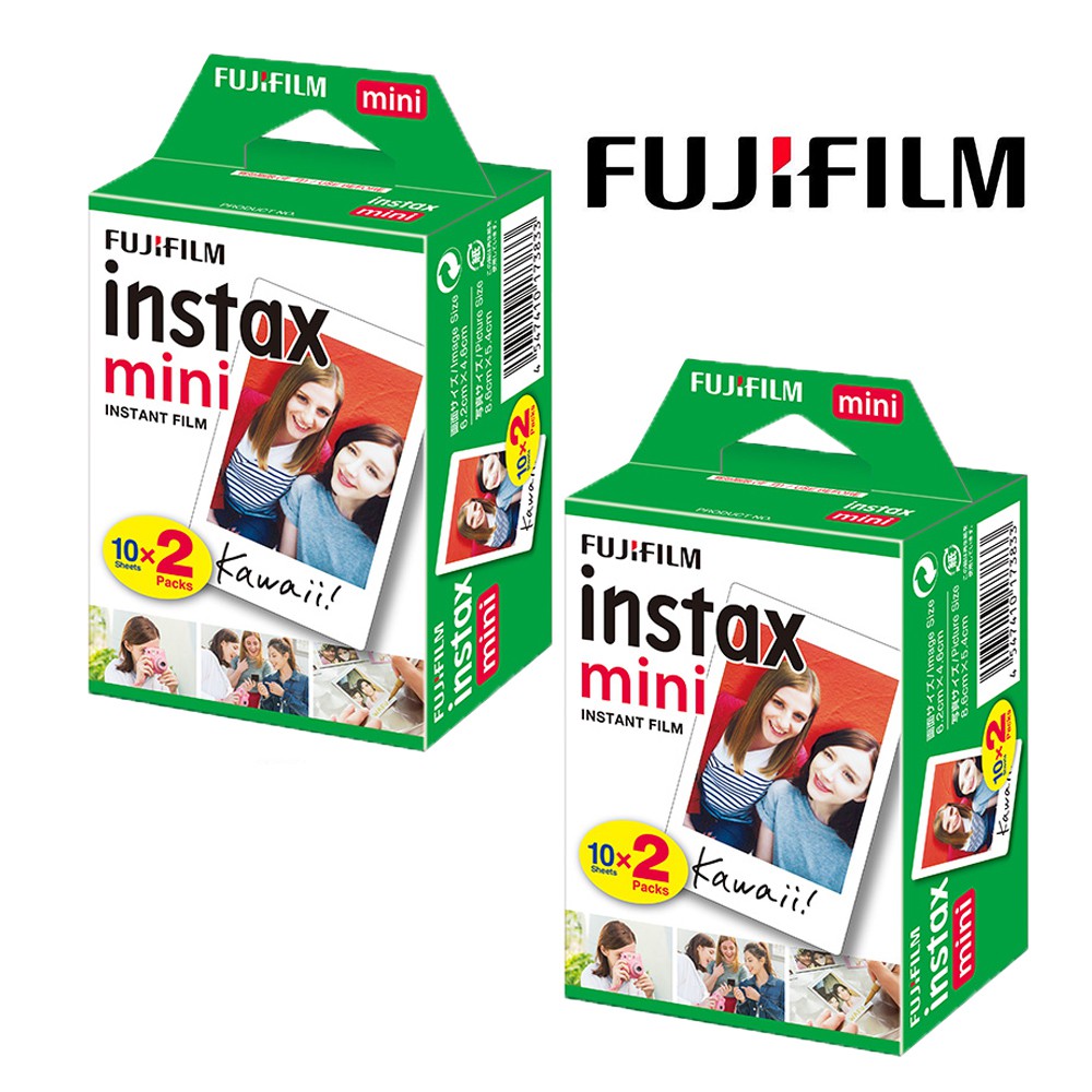 รูปภาพสินค้าแรกของInstax ฟิล์มสีขาว ขนาดเล็ก 40 แผ่น สําหรับกล้อง Instant Mini Camera 8 9 11 40 70 90 Liplay Evo