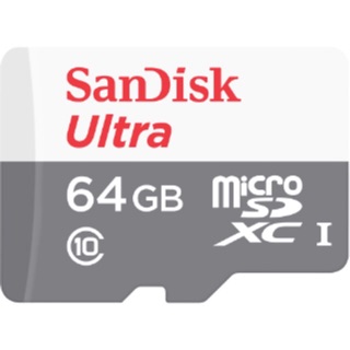 Sandisk MicroSD Ultra Class 10 80MB / S - 64GB (รับประกัน 7 ปี ของแท้100%).