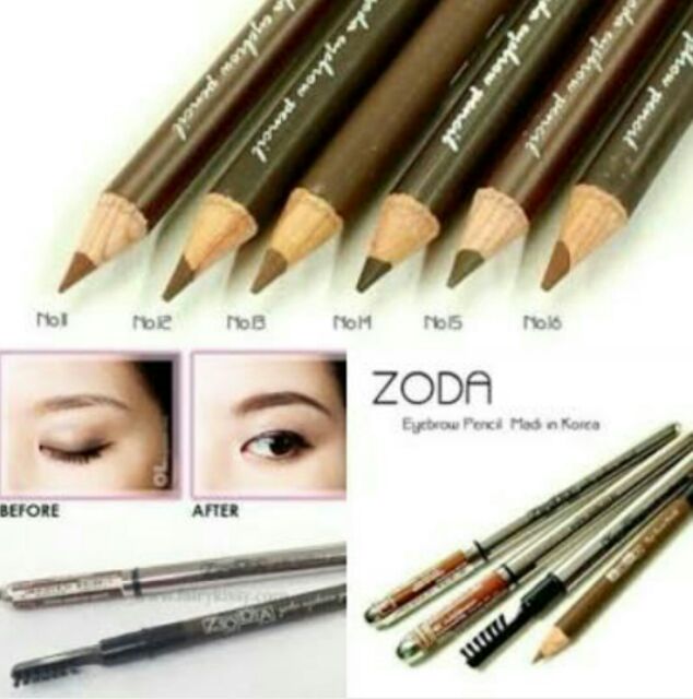 ภาพสินค้าส่งไวมาก ดินสอเขียนคิ้วโซดา Zoda Eyebrow Pencil 100% Made in Korea มีครบทุกเบอร์ ดินสอเขียนคิ้วกันน้ำ จากร้าน beautycafe66 บน Shopee ภาพที่ 3