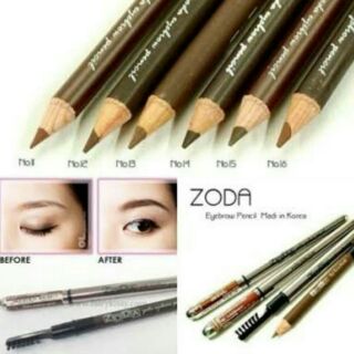 ภาพขนาดย่อของภาพหน้าปกสินค้าส่งไวมาก ดินสอเขียนคิ้วโซดา Zoda Eyebrow Pencil 100% Made in Korea มีครบทุกเบอร์ ดินสอเขียนคิ้วกันน้ำ จากร้าน beautycafe66 บน Shopee ภาพที่ 3