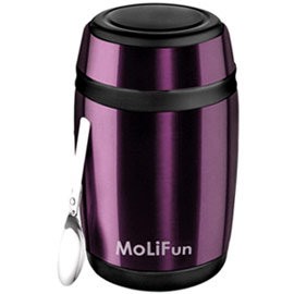 molifun-กระติกอาหารสแตนเลสสูญญากาศ-เก็บความร้อน-เย็น-550ml-สีม่วง