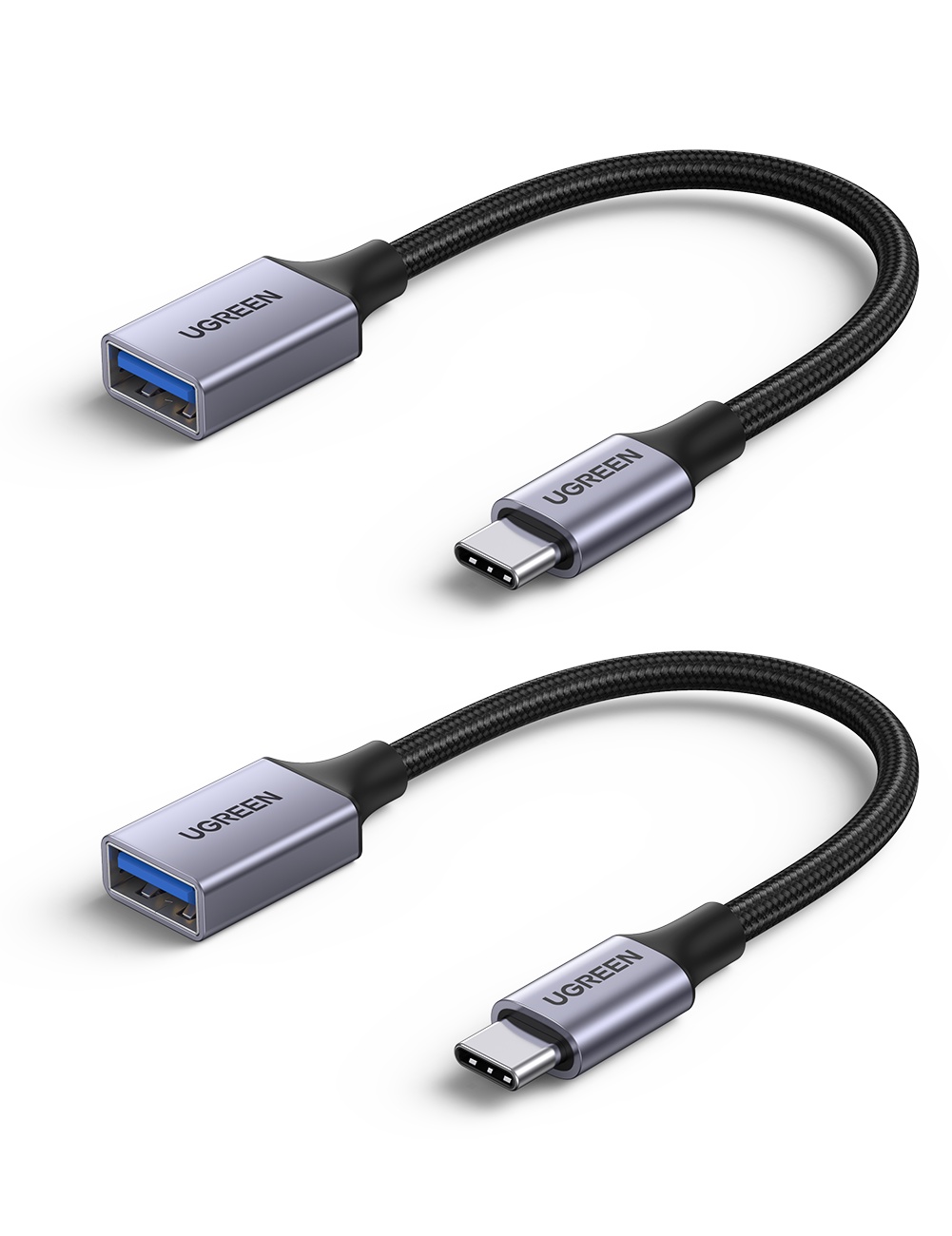 มุมมองเพิ่มเติมของสินค้า UGREEN สายแปลง OTG จาก USB C เป็น USB 3.0 สำหรับ Macbook Pro Air iPad Pro 2020, Dell XPS