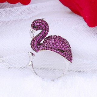 Miss Earring  Flamingo Ring