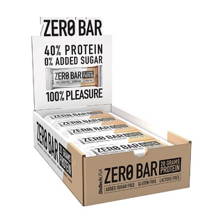 BioTechUSA Zero Bar protein bar Chocolate-Chip cookies 50g/Bar (โปรตีนบาร์ รสช็อกโกแลต-ชิพคุกกี้ 50กรัม/แท่ง)