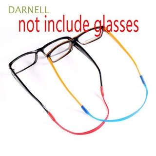 สินค้า Darnell สายโซ่คล้องแว่นตากันแดด ซิลิโคน ยืดหยุ่นสูง กันลื่น สีพื้น แฟชั่น สําหรับเด็ก