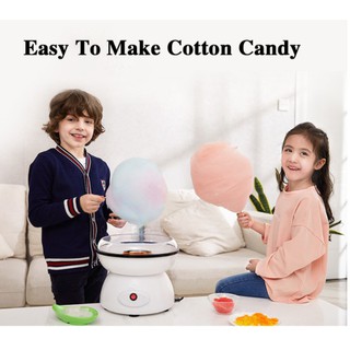 เครื่องทำสายไหมสำหรับเด็ก Mini Electric Cotton Candy Maker Marshmallow Machine Children Snack Maker