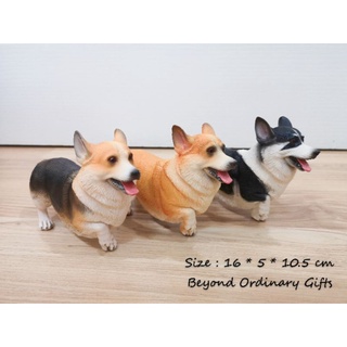 โมเดลคอร์​กี้​ มี 3​ เฉดสี พร้อมส่ง (Welsh Corgi​ Model)​