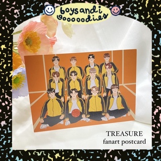 TREASURE postcard - fanart - แฟนอาร์ท โปสการ์ด เทรเช่อ