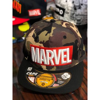 Marvel.🧢หมวกแก็ปMarvel.ลายทหาร 🚦ลายลิขสิทธิ์แท้‼️ ของแท้‼️