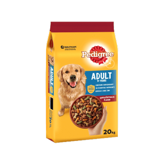 โปรโมชั่น : PEDIGREE เพดดิกรี อาหารสุนัขโต แบบแห้ง โภชนาการครบถ้วนสำหรับสุนัขอายุ 1 ปีขึ้นไปที่แข็งแรงและมีความสุข 20 กก.