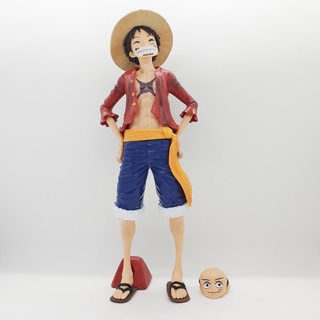 ฟิกเกอร์วันพีช ฟิกเกอร์ One Piece Anime 85th Generation Smiley Luffy ขนาดใหญ่ของเล่นสําหรับเด็ก