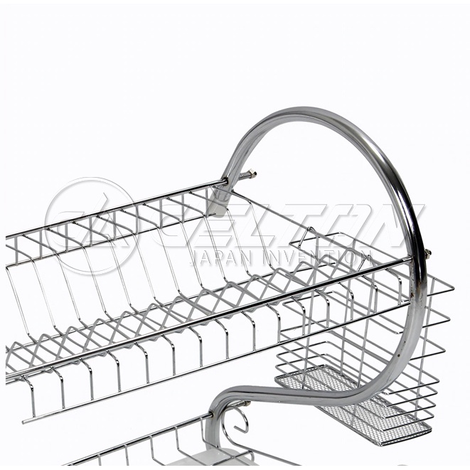 innhome-ที่คว่ำจานสแตนเลส-2-ชั้น-s-shape-40-37-25-cm-พร้อมที่คว่ำแก้ว-6-ใบ-ชั้นวางจาน-ที่คว่ำจาน-ชั้นวางจาน-dish-rack