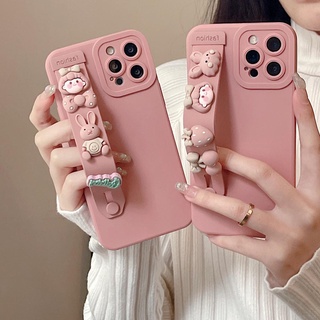 เคสโทรศัพท์มือถือ ลายเด็กผู้หญิงน่ารัก พร้อมสายคล้องมือ สําหรับ OPPO A57 2022 A77s A77 5G A17 A76 A96 A16 A16k A16e A15 A15s A55 A54 A95 A74 5G A53 A33 A52 A92 A31 A31 A9 A5 2020 A7 A5s A12 A11k A3s